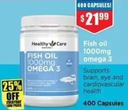Chemist Warehouse Fish oil omega 3 offer
