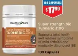Chemist Warehouse Super strength bio Turmeric 3100 offer
