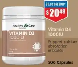 Chemist Warehouse Vitamin D3 1000IU offer
