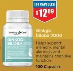 Chemist Warehouse Ginkgo biloba 2000 offer
