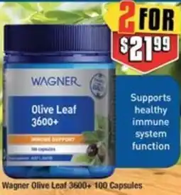Chemist Warehouse Wagner Olive Leaf 3600+ offer