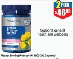 Chemist Warehouse Wagner Evening Primrose Oil 1000 offer