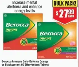 Chemist Warehouse Berocca Immune Daily Defence Orange or Blackcurrant offer