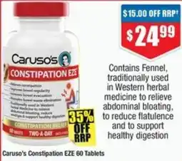 Chemist Warehouse Caruso's Constipation EZE offer
