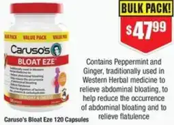 Chemist Warehouse Caruso's Bloat Eze offer
