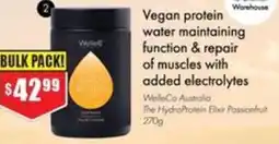 Chemist Warehouse WelleCo Australia The HydraProtein Elixir Passionfruit offer