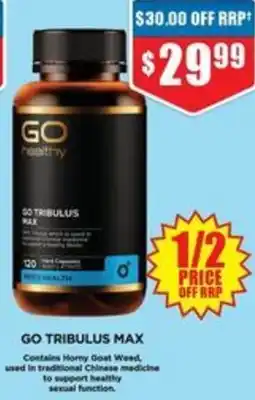Chemist Warehouse Go tribulus max offer