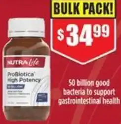Chemist Warehouse NUTRA Life ProBiotica High Potency offer