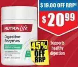 Chemist Warehouse NUTRA Life Digestive Enzymes offer