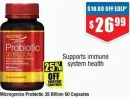 Chemist Warehouse Microgenics Probiotic offer