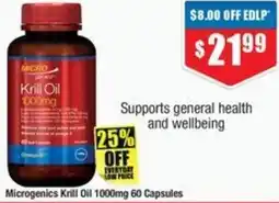 Chemist Warehouse Microgenics Krill Oil offer