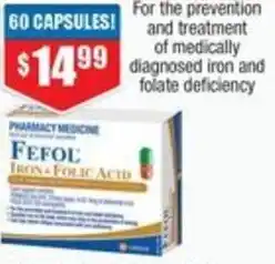 Chemist Warehouse Iron & Folate Supplement offer