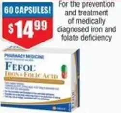 Chemist Warehouse Iron & Folate Supplement offer