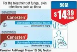 Chemist Warehouse Canesten Antifungal Cream 1% offer