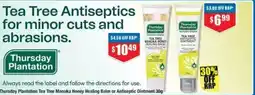 Chemist Warehouse Thursday plantation tea tree antisepts ointment offer