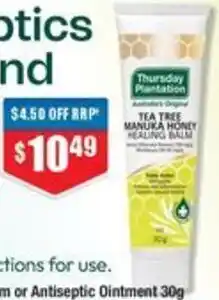 Chemist Warehouse Thursday Plantation Tea Tree Manuka Honey Healing Balm offer