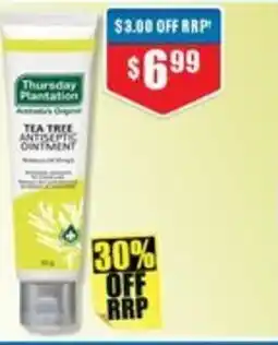 Chemist Warehouse Tea tree antisepts ointment offer