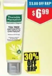 Chemist Warehouse Thursday Plantation Antiseptic Ointment offer