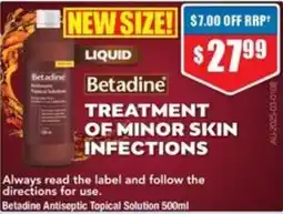 Chemist Warehouse Betadine Antiseptic Topical Solution offer