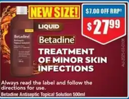 Chemist Warehouse Betadine Antiseptic Topical Solution offer