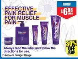 Chemist Warehouse Fisiocrem Solugel offer