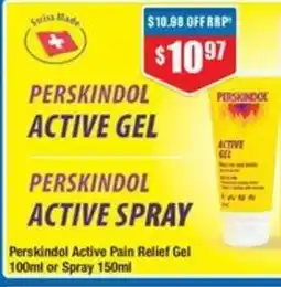 Chemist Warehouse Perskindol Active Pain Relief Gel offer