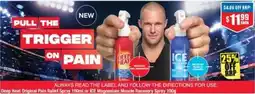 Chemist Warehouse Deep Heat Original Pain Relief Spray or ICE Magnesium Muscle Recovery Spray offer