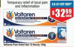 Chemist Warehouse Voltaren Pain Relief Gel 12 Hourly offer