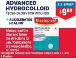 Chemist Warehouse Elastoplast Second Skin Protection Strips offer