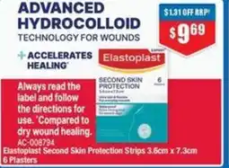 Chemist Warehouse Elastoplast Second Skin Protection Strips offer