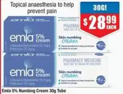 Chemist Warehouse Emla 5% Numbing Cream Tube offer