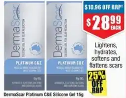 Chemist Warehouse DermaScar Platinum C&E Silicone Gel offer