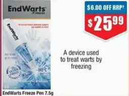 Chemist Warehouse EndWarts Freeze Pen offer