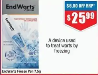 Chemist Warehouse EndWarts Freeze Pen offer