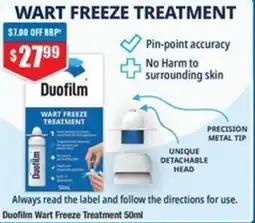 Chemist Warehouse Duofilm Wart Freeze Treatment offer