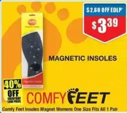 Chemist Warehouse Comfy Feet Insoles Magnet Womens offer