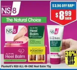 Chemist Warehouse Plunkett's NS8 ALL-IN-ONE Heel Balm offer