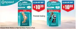 Chemist Warehouse Compeed Blister Medium or High Heel Blister Plasters 5 Pack offer