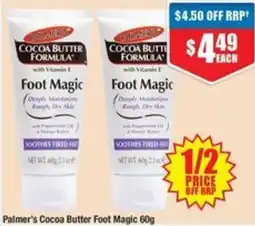 Chemist Warehouse Palmer's Cocoa Butter Foot Magic offer