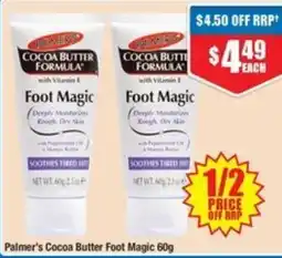 Chemist Warehouse Palmer's Cocoa Butter Foot Magic offer