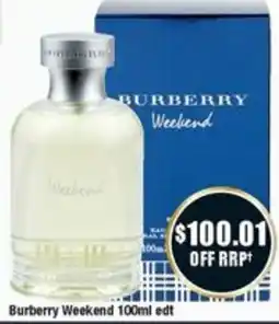 Chemist Warehouse Burberry Weekend edt offer