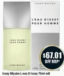 Chemist Warehouse Issey Miyake Leau D Issey edt offer