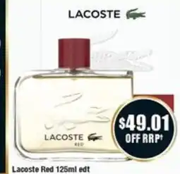 Chemist Warehouse Lacoste Red offer