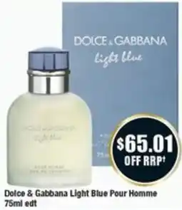 Chemist Warehouse Dolce & Gabbana Light Blue Pour Homme edt offer
