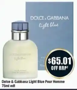Chemist Warehouse Dolce & Gabbana Light Blue Pour Homme offer