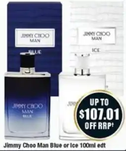 Chemist Warehouse Jimmy Choo Man Blue or Ice edt offer
