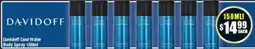 Chemist Warehouse Davidoff Cool Water Body Spray offer