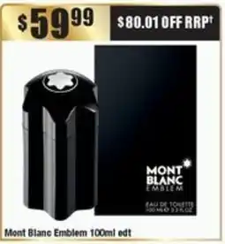 Chemist Warehouse Mont Blanc Emblem edt offer