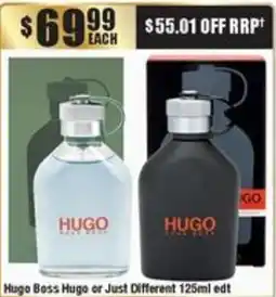 Chemist Warehouse Hugo Boss Hugo or Just Different edt offer