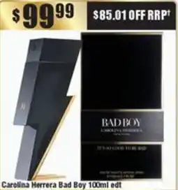 Chemist Warehouse Carolina Herrera Bad Boy edt offer